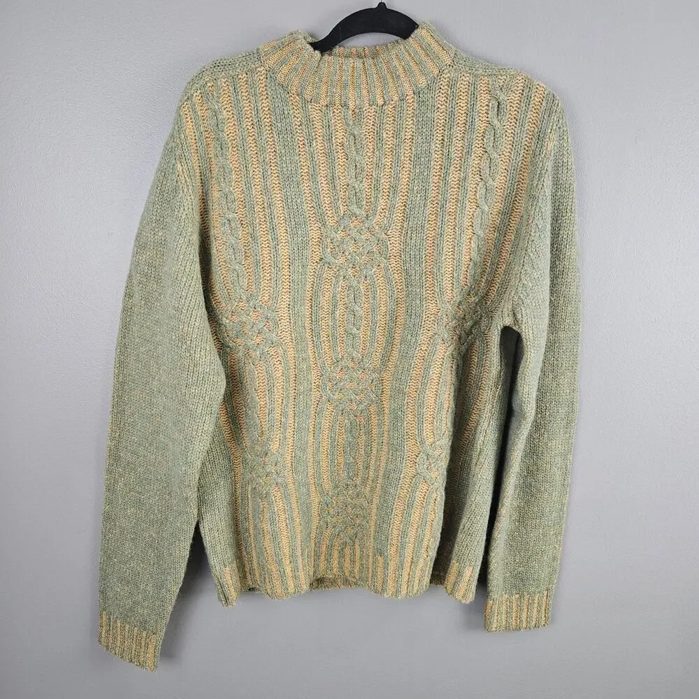 Vintage Catalina Martin Pullover 2‎ Ply Shetland Wool Sweater Size XL